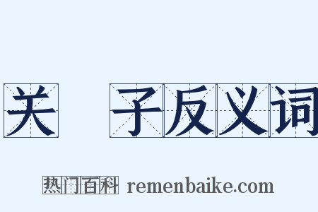 关棙子反义词是什么意思的图片